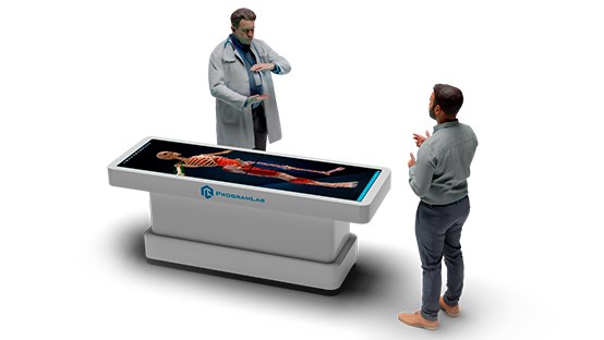 Интерактивный анатомический стол PL-Anatomy Tab Duo (полноростовый 43'' металл) ✅ 2102