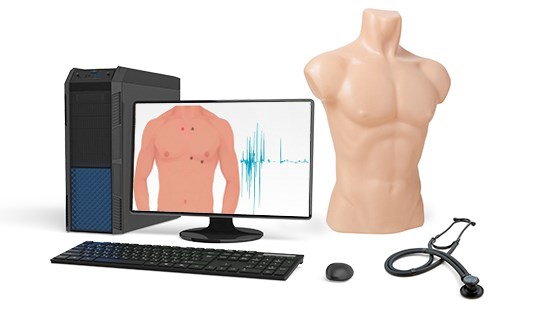 Тренажер для обучения навыкам аускультации с манекеном Pl-ScopeTraining ✅ 2170