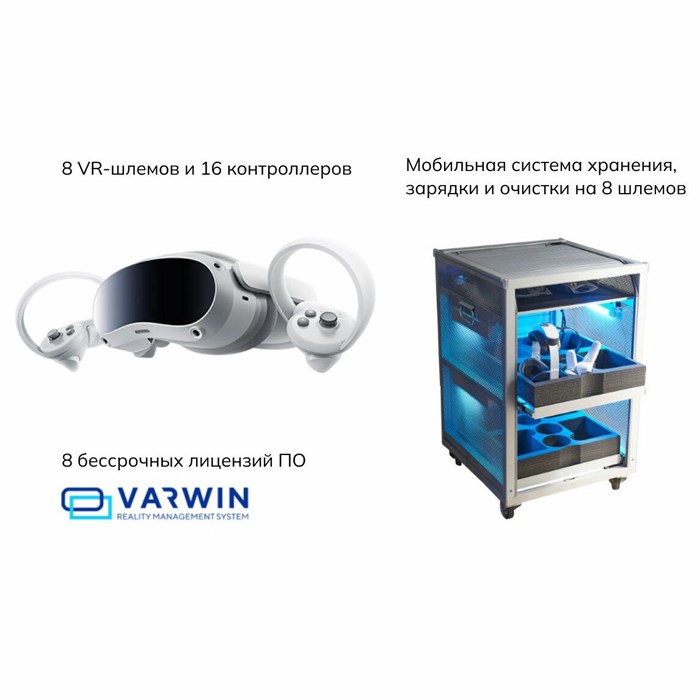 Комплект для класса виртуальной реальности Geckotouch VR08/4VW256 ✅ 13847