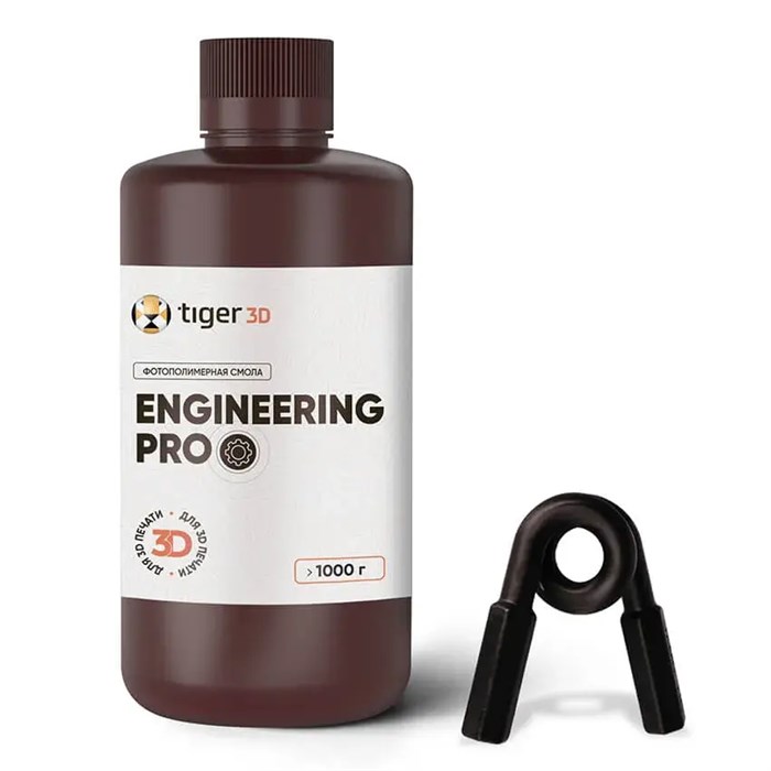 Фотополимерная смола Tiger 3D Engineering Pro Resin, черная (1 кг) 13686