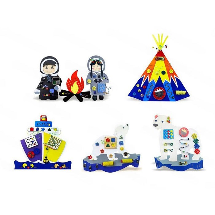 Набор бизибордов «Морозная сказка» Приоритет 11148