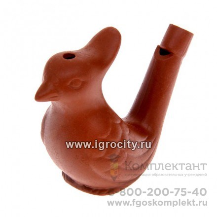 Водяной свисток "Птичка с хохолком", арт. 1231331 490101158