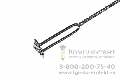 Зонд массажный логопедический Крестовина на витой ручке с колечком 980611515