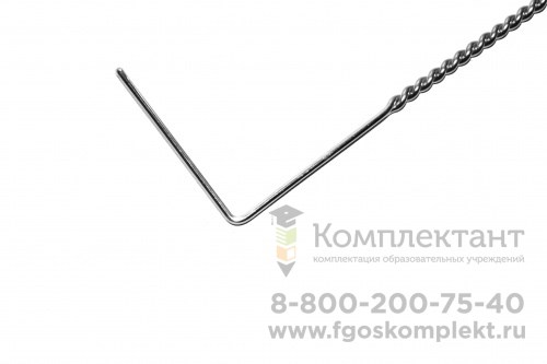 Зонд постановочный Кочерга на витой ручке с колечком 01532791305