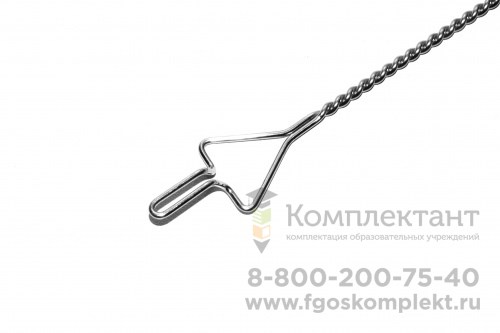 Зонд постановочный Клювик короткий на витой ручке с колечком 02052748411