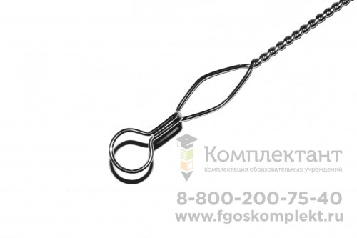 Массажный логопедический зонд Лебедушка на витой ручке с колечком 01860587207