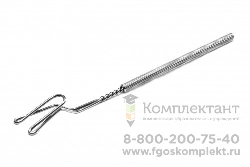 Зонд массажный Рогатка (нержавеющая сталь), Зонд массажный Рогатка на ручке с накаткой 1854536813