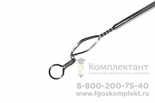 Массажный логопедический зонд Лебедушка на толстой гладкой ручке 0206536365