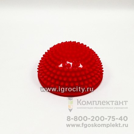 Балансировочная полусфера с шипами (игольчатая массажная кочка для ног), 1 шт., d 15 cм, цвета МИКС, Тех-пласт (sale!) 01381166979