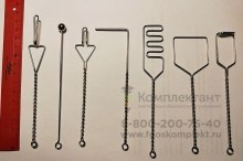Комплект постановочных зондов по методике Ф.А.Рау 7 шт(эконом), 0733330701