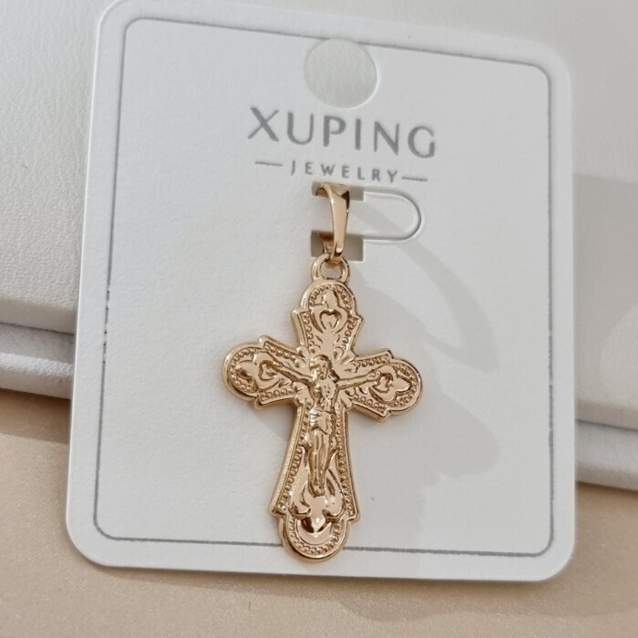 Кулон крест коллекция "Xuping" покрытие позолота, арт.101.353 101.353