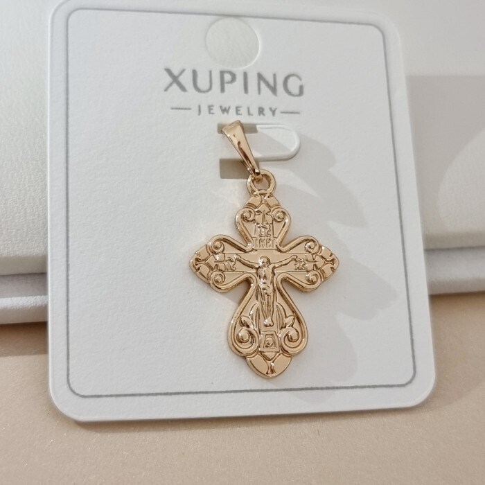 Кулон крест коллекция "Xuping" покрытие позолота, арт.101.355 101.355