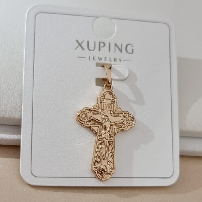 Кулон крест коллекция "Xuping" покрытие позолота, арт.101.354 101.354