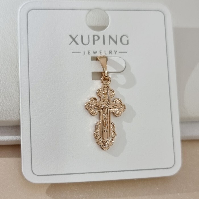 Кулон крест коллекция "Xuping" покрытие позолота, арт.101.352 101.352