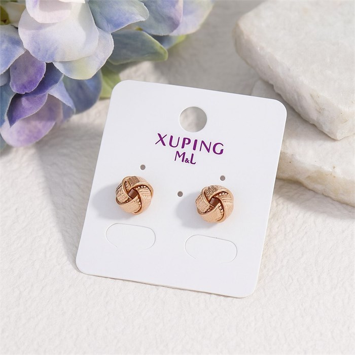 Серьги коллекция "Xuping ML" покрытие позолота, арт.004.105 004.105