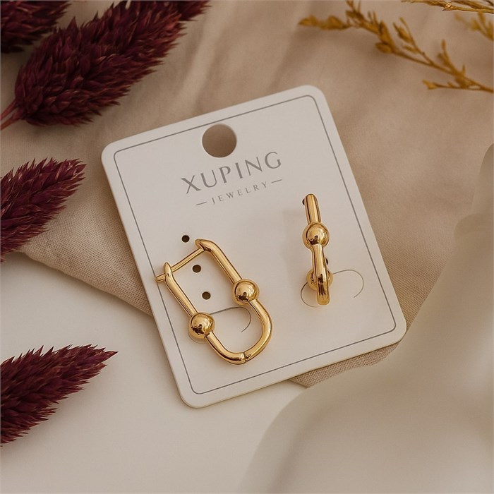 Серьги коллекция "Xuping" покрытие позолота, арт.004.085 004.085