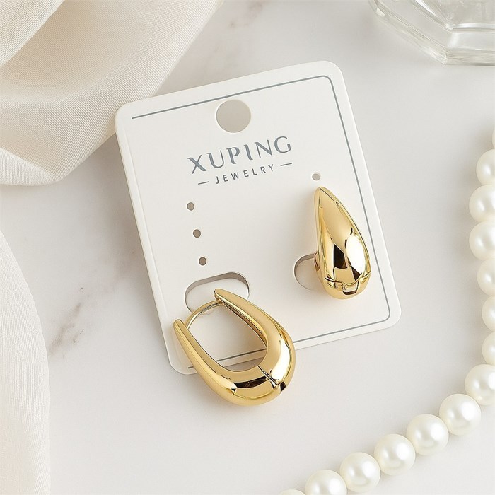 Серьги коллекция "Xuping" покрытие позолота, арт.004.086 004.086