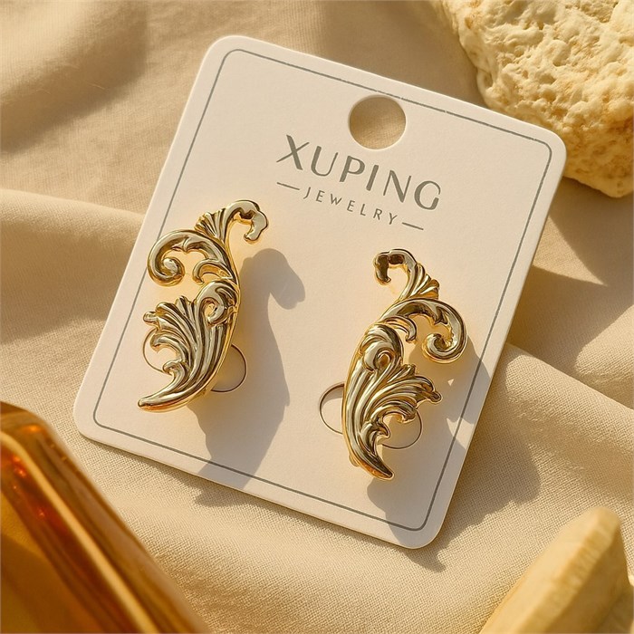 Серьги коллекция "Xuping" покрытие позолота, арт.004.071 004.071