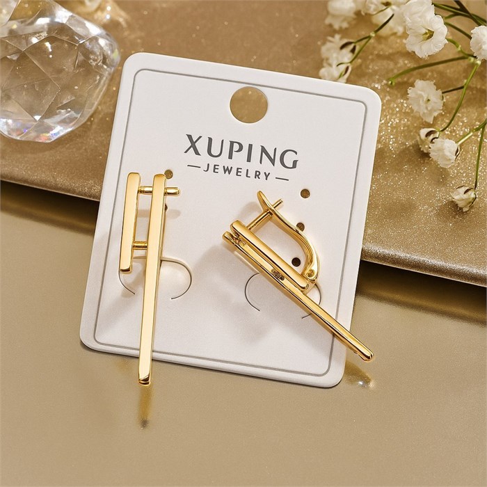 Серьги коллекция "Xuping" покрытие позолота, арт.004.034 004.034