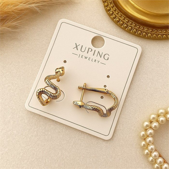 Серьги коллекция "Xuping" покрытие позолота, арт.004.027 004.027