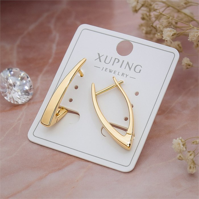 Серьги коллекция "Xuping" покрытие позолота, арт.004.024 004.024