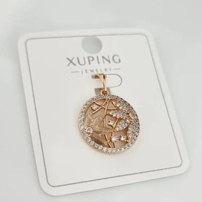 Кулон коллекция "Xuping " покрытие позолота 18К, вставка: фианиты, арт.101.098 101.098