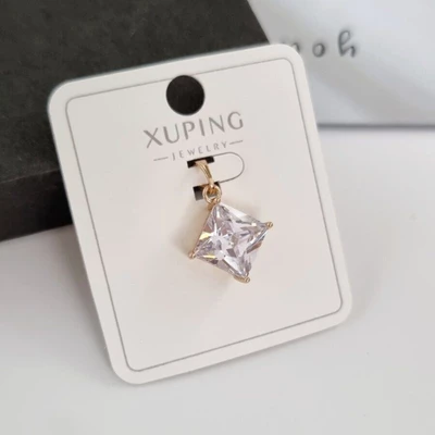 Кулон коллекция "Xuping" покрытие позолота, вставка: фианиты,054, арт.001.966 001.966