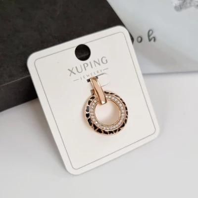 Кулон  коллекция "Xuping" покрытие позолота, вставка: фианиты,088, арт.001.967 001.967