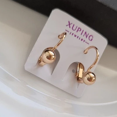 Серьги коллекция "Xuping"покрытие позолота,  Х000637990, арт.001.239 001.239