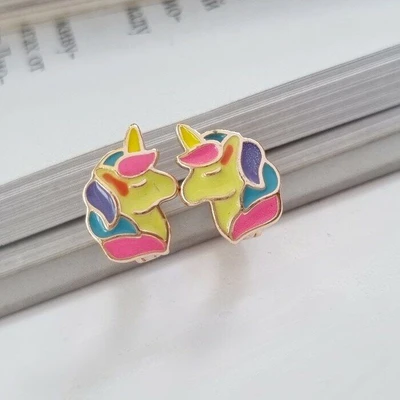 Серьги коллекция "Дубай" покрытие позолота, единорожка,51299,арт.947.523 947.523