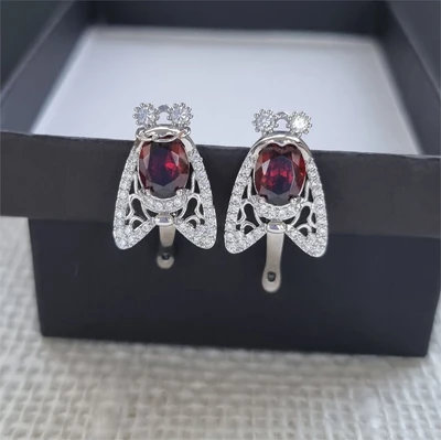 Серьги коллекция "Дубай", покрытие посеребрение, А01651, арт.747.203 747.203