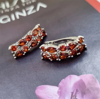 Серьги коллекция "Дубай", покрытие посеребрение, А01651, арт.747.152 747.152
