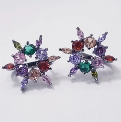 Серьги чернение, арт.606.347 606.347