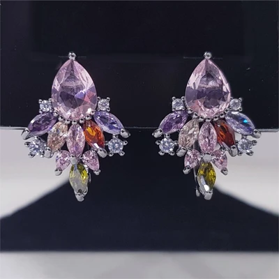 Серьги чернение, арт.606.344 606.344