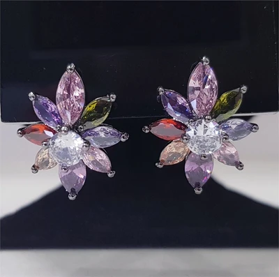 Серьги чернение, арт.606.328 606.328