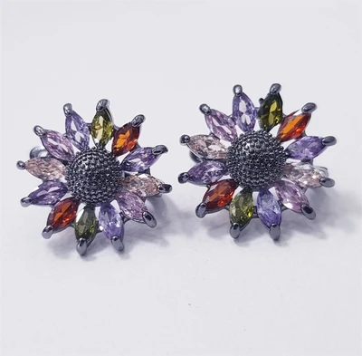 Серьги чернение, арт.606.332 606.332