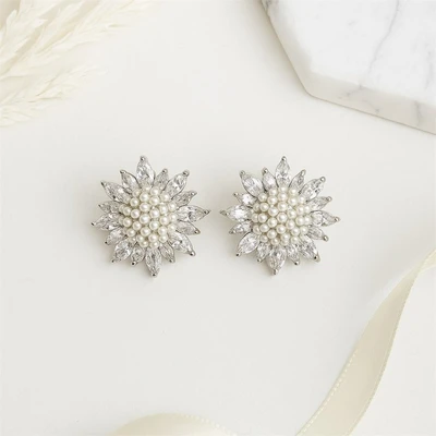 Серьги бижутерия цветы, арт.606.318 606.318