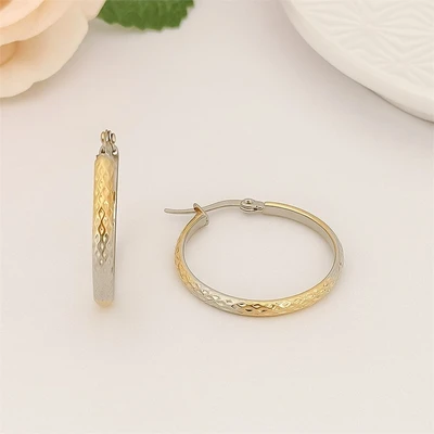Серьги кольца из стали, арт.306.651 306.651