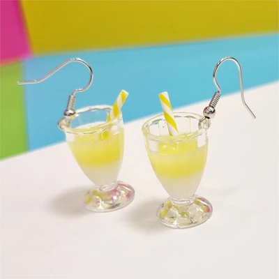 Яркие детские серьги Коктейль (подростковые), арт. 706.958 706.958