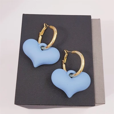 Серьги Fashion, голубые, 37609, арт.606.441 606.441
