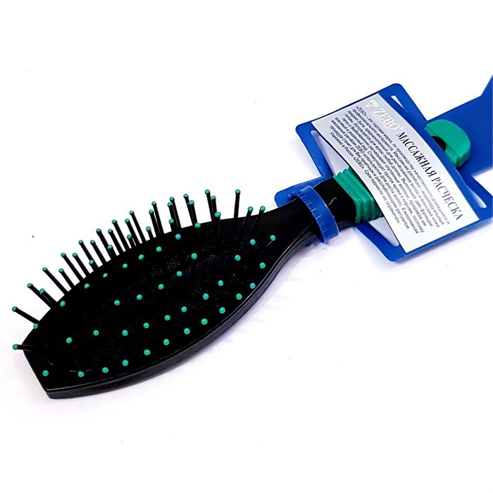 Массажная расческа  для волос  Zebo, маленькая, цвет в ассортименте, 8582-СВ-4572, арт.252.488 252.488