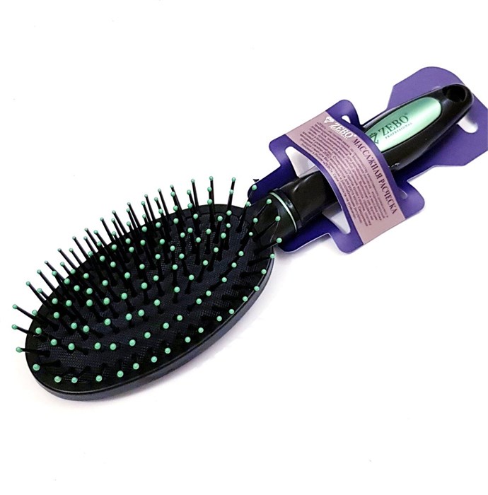 Массажная расческа для волос Zebo, цвет в ассортименте, 9551DA-70051, арт.252.407 252.407