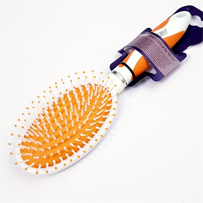 Массажная расческа для волос Zebo, 9551CL-70051, цвет в ассортименте, арт.252.381 252.381