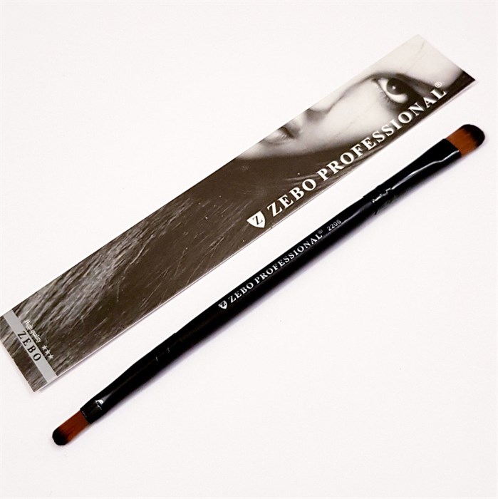 Кисть макияжная двухсторонняя ZEBO, 2206-553249, арт.252.253 252.253