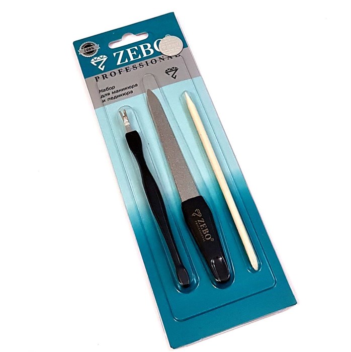 Набор для маникюра и педикюра ZEBO, Z-139 3002-507035, арт.252.096 252.096