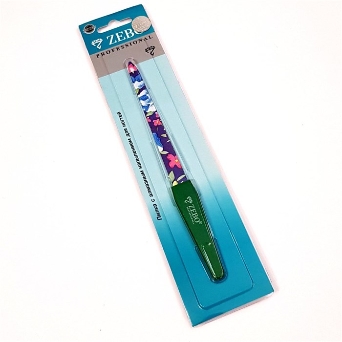 Пилка для ногтей с алмазным напылением ZEBO, рисунок в ассортименте, Z-15 8107PH-321935, арт.252.039 252.039