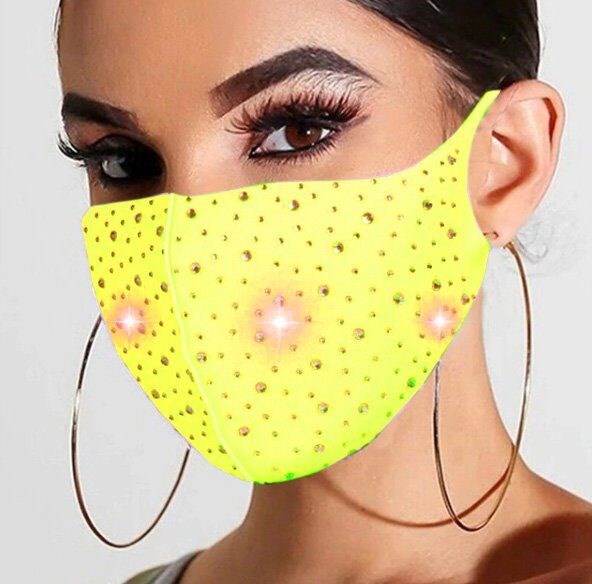 Маска со стразами, многоразовая защитная из неопрена, арт. 406.161 406.161