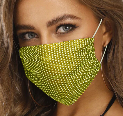 Маска многоразовая защитная сетка- Стразы, арт. 306.998 306.998