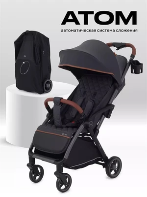Коляска прогулочная Mowbaby Atom Graphite 4670078638922