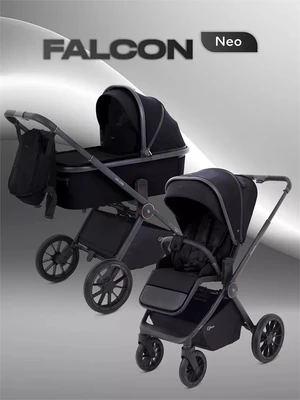 Коляска 2 в 1 Rant Falcon Neo Black 4670078655943